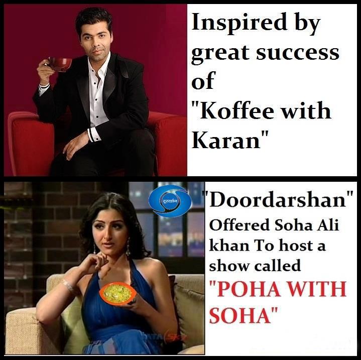 Poha With Soha After Koffe With Karan