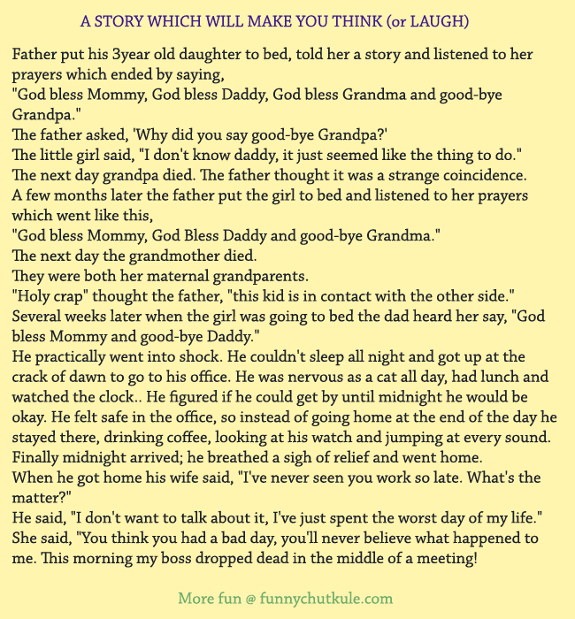 Unbelievably funny story