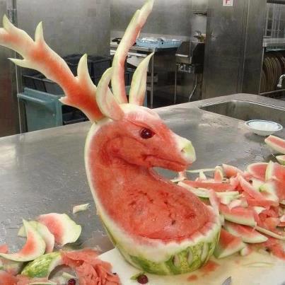 watermelon creativity animal