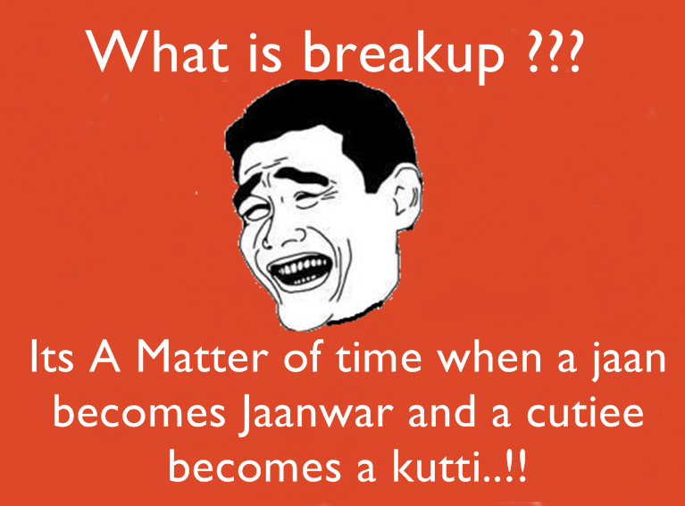 Definition of breakup by indians
