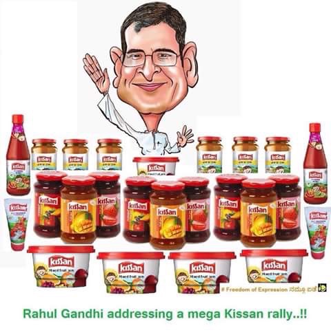 Rahul Gandhi kisan rally