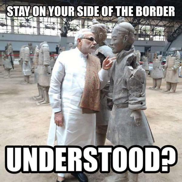 modi in china funny meme